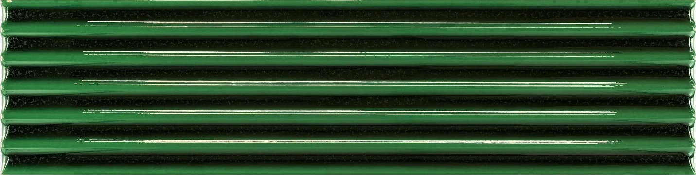 Waves Cove Copper Green, Brillo, 11.25x45cm, 8.00mm, Rectified