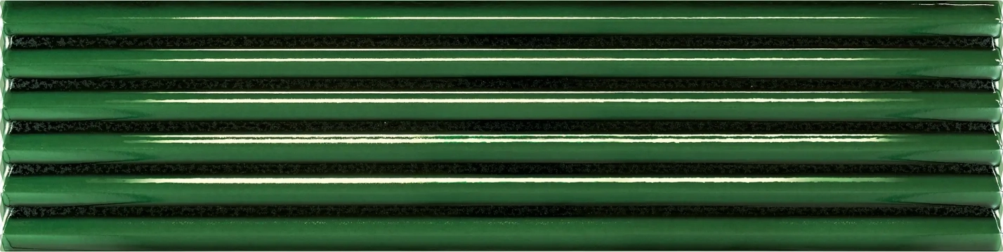 Waves Crest Copper Green, Brillo, 11.25x45cm, 8.00mm, Rectified