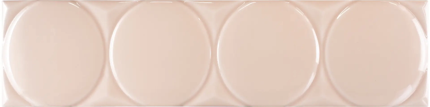 Waves Waves Circle Nude, Brillo, 11.25x45cm, 8.00mm, Rectified