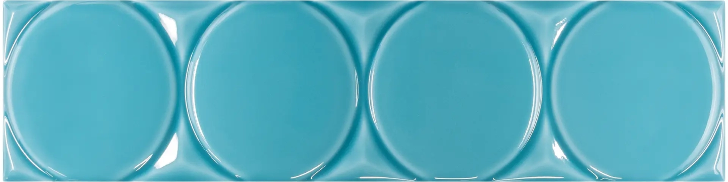 Waves Waves Circle Deep Sea, Brillo, 11.25x45cm, 8.00mm, Rectified