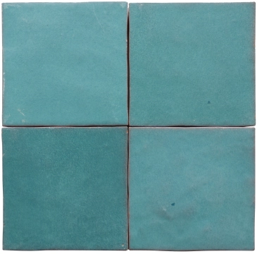 Zelij CEM10 - Verde Claro, Brillo, 10x10cm, 10.00mm, Not rectified