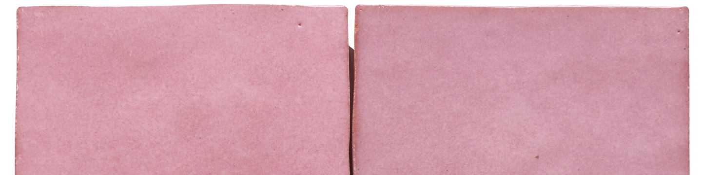 Zelij CEM17 - Rosa, Mate, 5x20cm, 10.00mm, Not rectified