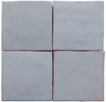 Zelij CEM10 - Gris Claro, Brillo, 10x10cm, 10.00mm, Not rectified