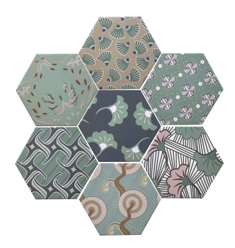 Good Vibes Decoro LB68 - Mix, Mate, 14x16cm, 10.00mm, Not rectified