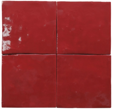 Zelij Special CEM14 - Rojo Antiguo, Brillo, 10x10cm, 10.00mm, Not rectified