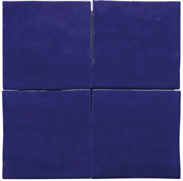 Zelij Special CEM14 - Azul, Brillo, 10x10cm, 10.00mm, Not rectified