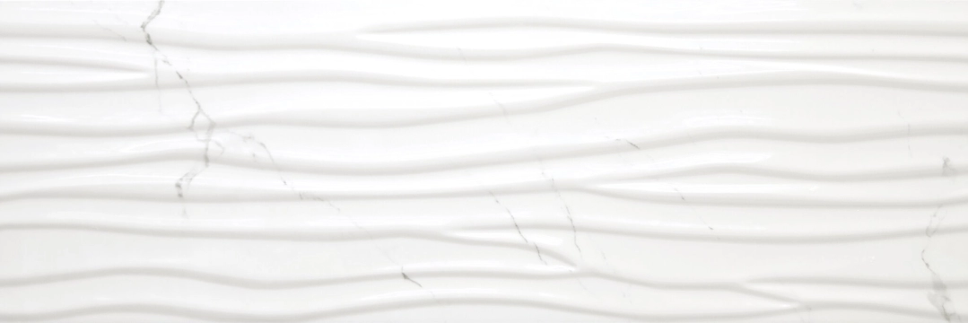 Statuario Wave 300000000000013239 - Statuario, Brillo, 30x90cm, 10.80mm, Not rectified
