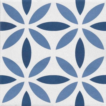 Aquarel Decoro Antares  AQU/ANT.BL - Blu, Matt, 15x15cm, 9.00mm, Rectified