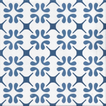 Aquarel Decoro Polaris  AQU/POL.BL - Blu, Matt, 15x15cm, 9.00mm, Rectified