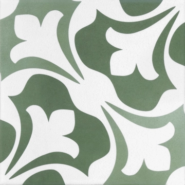 Aquarel Decoro Sirius  AQU/SIR.VE - Verde, Matt, 15x15cm, 9.00mm, Rectified