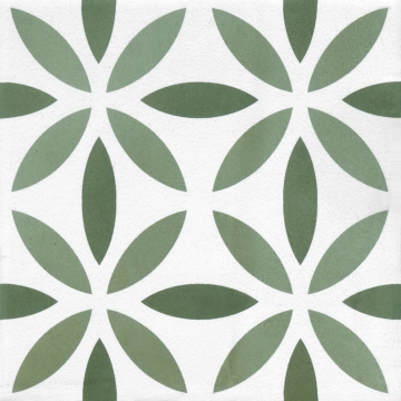 Aquarel Decoro Stars AQU/STA.VE - Verde, Matt, 15x15cm, 9.00mm, Rectified