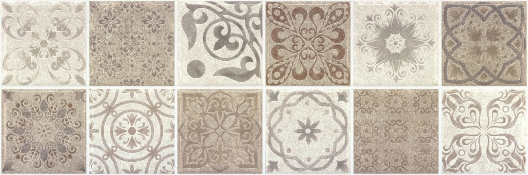 Ozone Mosaico Antique WB3090LB - Taupe, naturale, 30x90cm, 10.00mm, Not rectified