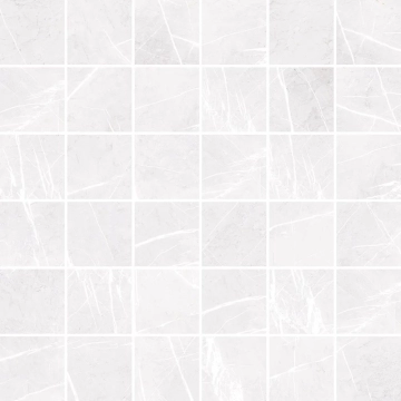 Navona Mosaico White, Pulido Mate, 30x30cm, 10.00mm, Not rectified