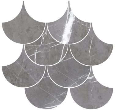 Navona Escama Greige, Pulido , 28x29cm, 10.00mm, Not rectified