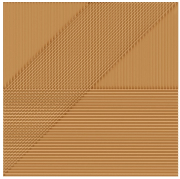 Lins 21024 - Pumpkin, Matt, 20x20cm, 8.00mm, Not rectified