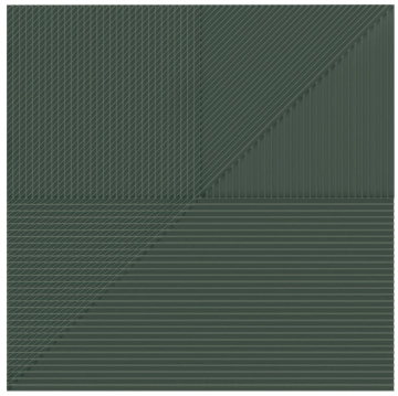 Lins 21021 - Teal, Matt, 20x20cm, 8.00mm, Not rectified