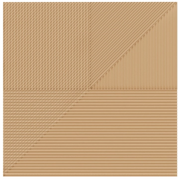 Lins 21023 - Sunset, Matt, 20x20cm, 8.00mm, Not rectified