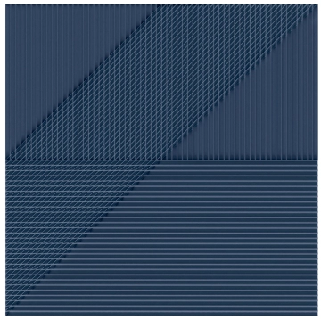 Lins 31686 - Navy, Matt, 20x20cm, 8.00mm, Not rectified