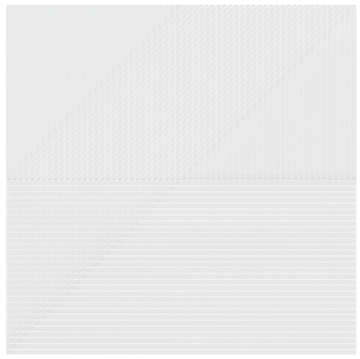 Lins 21716 - White, Matt, 20x20cm, 8.00mm, Not rectified