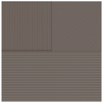 Lins 21019 - Brown, Matt, 20x20cm, 8.00mm, Not rectified