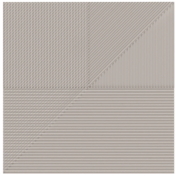 Lins 21020 - Taupe, Matt, 20x20cm, 8.00mm, Not rectified
