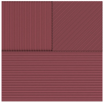 Lins 31688 - Bordeaux, Matt, 20x20cm, 8.00mm, Not rectified