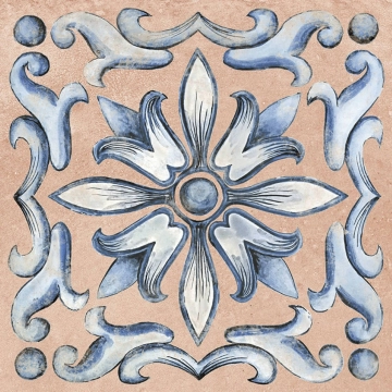 Aspdin Deco Cotto, Naturale, 25x25cm, 10.00mm, Rectified