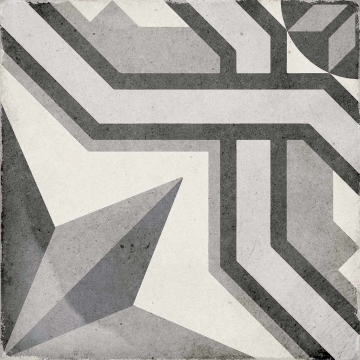 Art Nouveau 24414 - Cinema Grey, Matt, 20x20cm, 9.00mm, Rectified