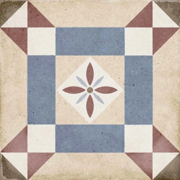 Art Nouveau 24399 - Lys Colour, Matt, 20x20cm, 9.00mm, Rectified