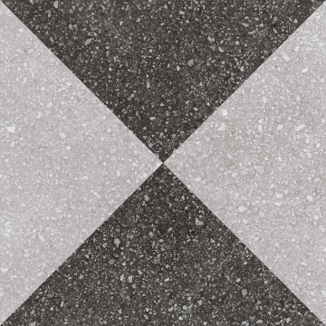 Micro Decoro 23543 - Elements Grey, Matt, 20x20cm, 9.00mm, Rectified