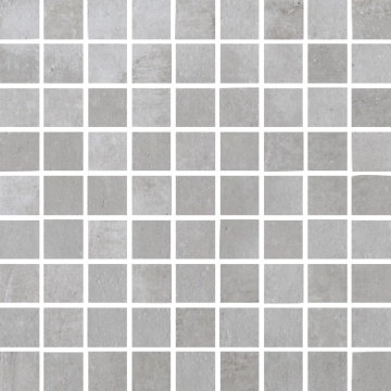 Caementum Mosaico Monocolore Griseo, Naturale, 30x30cm, 10.00mm, Not rectified