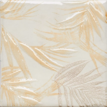 Clay Flower 00G1D06 - Mustard, Naturale, 10x10cm, 9.00mm, Not rectified