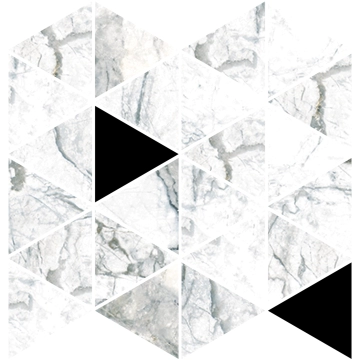 Supreme Triangle 37644 - White, Natural, 29x29cm, 10.50mm, Not rectified