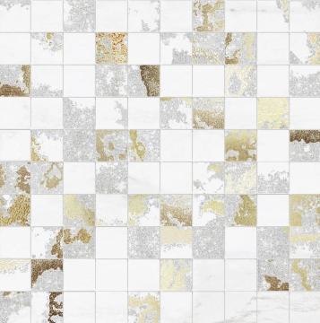 Venus Mosaico Solitaire MQSW - Mosaico Solitaire White, Levigato, 30x30cm, 10.00mm, Not rectified