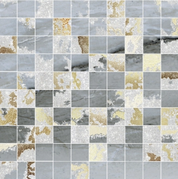 Venus Mosaico Solitaire MQSB - Mosaico Solitaire Blu, Levigato, 30x30cm, 10.00mm, Not rectified
