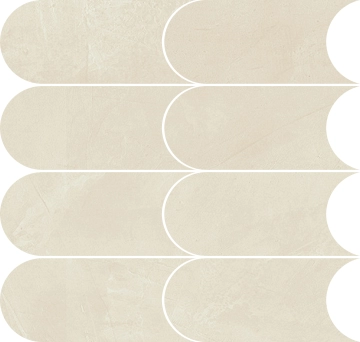 Brush Mosaico Arch 432098 - Crema, Naturale, 32.5x33.5cm, 9.50mm, Rectified