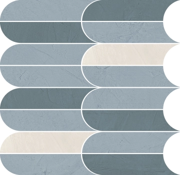 Brush Mosaico Arch 432095 - Cielo, Naturale, 32.5x33.5cm, 9.50mm, Rectified