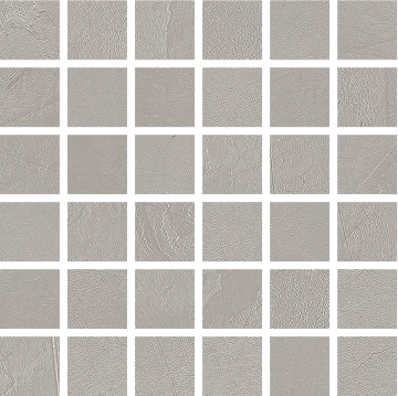 Brush Mosaico 432034 - Titanio, Naturale, 30x30cm, 9.50mm, Rectified