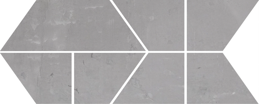 Industrial Fascia Idrogetto CEINU020002 - Cenere, Matt, 20x48cm, 10.00mm, Rectified