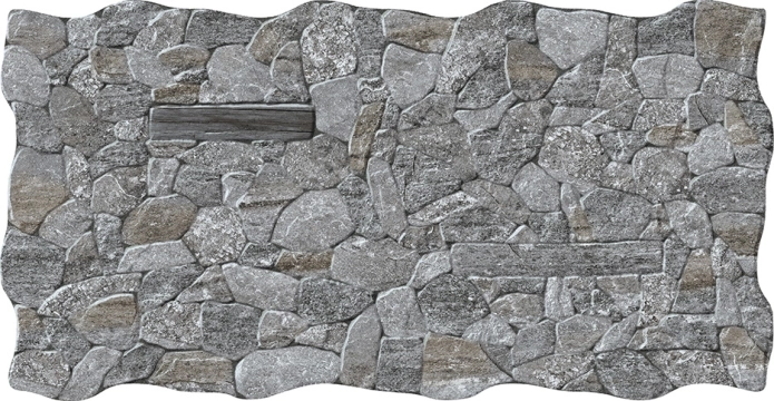 Castle - Dark, Naturale, 33.3x65cm, 9.70mm, Rectified