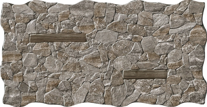 Castle - Noce, Naturale, 33.3x65cm, 9.70mm, Rectified
