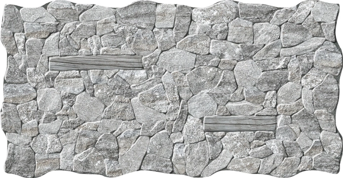 Castle - Steel, Naturale, 33.3x65cm, 9.70mm, Rectified