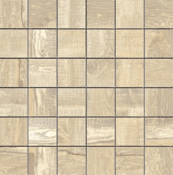 Clever/iroko Malla Bone, Naturale, 30x30cm, 10.00mm, Rectified