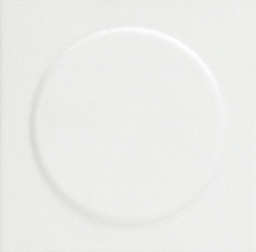 Play Decoro Geometrico PL01012 - 1 Bianco, Matt, 12.5x12.5cm, 8.50mm, Not rectified