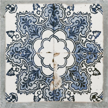 Aneto Aneto Decor Gris, Matt, 33.3x33.3cm, 10.00mm, Not rectified