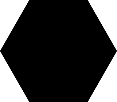 Black&white 188001 - Black, Matt, 21.5x25cm, 9.00mm, Not rectified