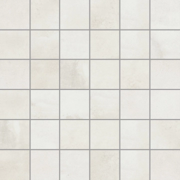 Xbeton Mosaico Gravel White, Matt, 30x30cm, 10.00mm, Not rectified
