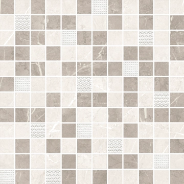 Inari Mosaico KVB04011 - Crema, Matt, 30x30cm, 10.00mm, Not rectified