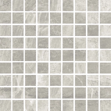 Athena Mosaico Monocolore 81 Grigio, naturale, 30x30cm, 10.00mm, Rectified