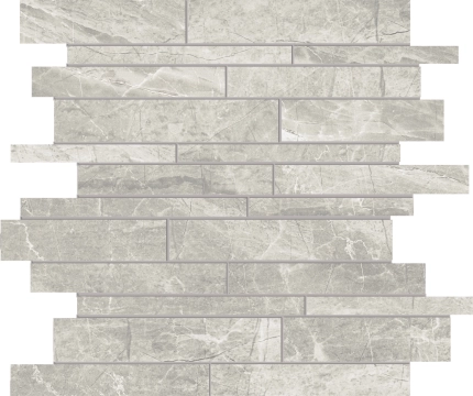 Athena patchwork Grigio, naturale, 30x30cm, 9.00mm, Rectified